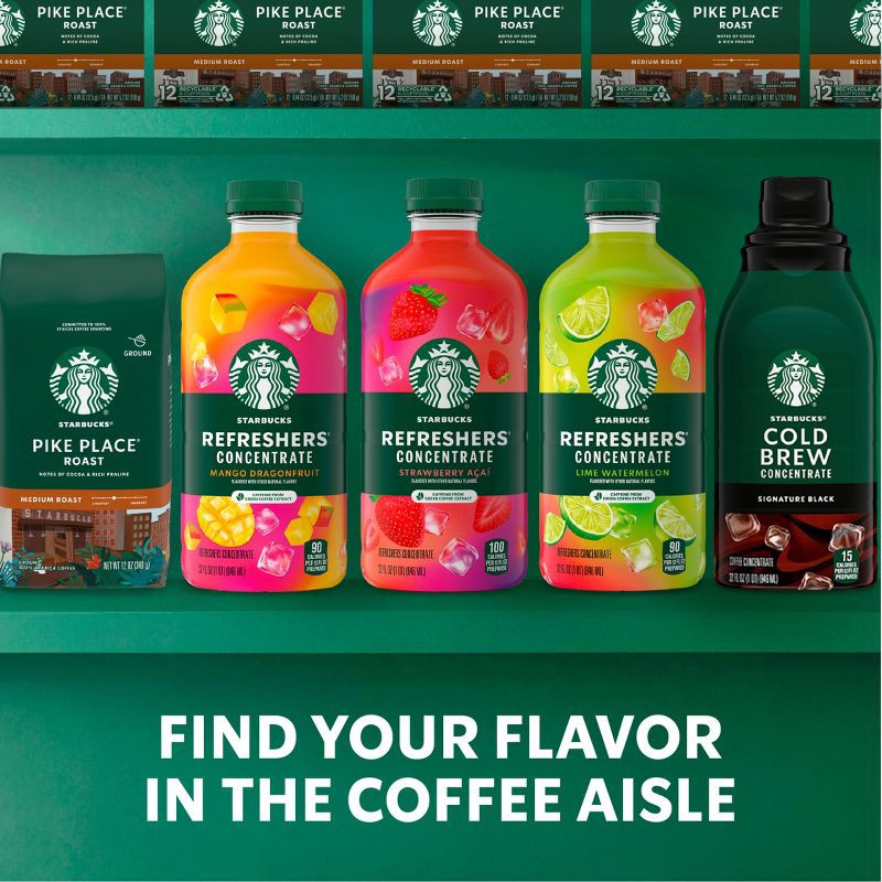 slide 8 of 10, Starbucks Refreshers Lime Watermelon Concentrate - 32 fl oz, 32 fl oz