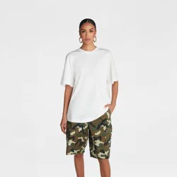 KBB by KAHLANA Women's Oversized Short Sleeve 'The Dwayne Tee' - White XS