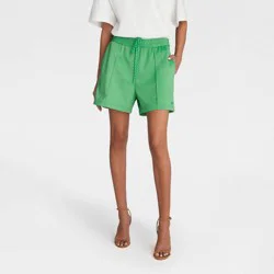KBB by KAHLANA Women's Mid-Rise 'The Track Shorts' - Green S