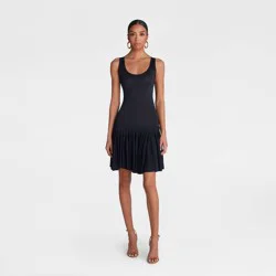 KBB by KAHLANA Women's Mini 'The Knit Slip Dress' - Navy Blue S