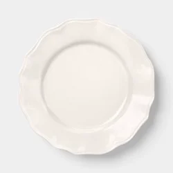 Stoneware Legacy Heirloom Appetizer Plate Ivory - Threshold™