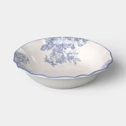 Stoneware Legacy Heirloom Dinner Bowl Blue Floral Toile - Threshold™