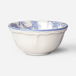 Stoneware Legacy Heirloom Dip Bowl Blue Floral Toile - Threshold™