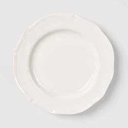Stoneware Legacy Heirloom Salad Plate Ivory - Threshold™