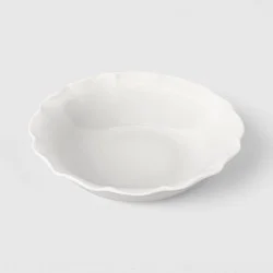 Stoneware Legacy Heirloom Serving Bowl Ivory - Threshold™
