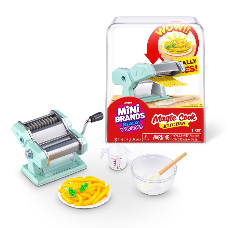 slide 1 of 9, Mini Brands Magic Cook Kitchen Pasta Maker, 1 ct