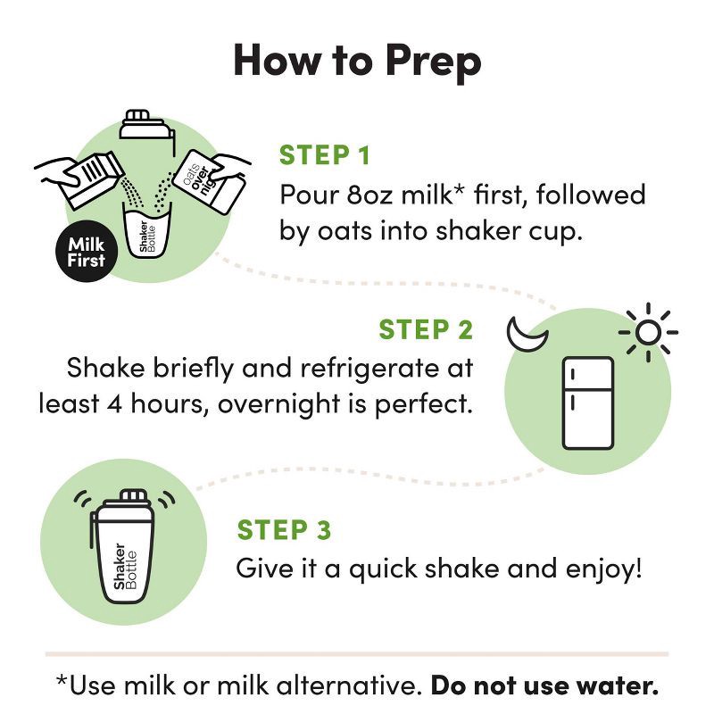 slide 5 of 8, Oats Overnight Strawberries and Breakfast Shake Pouch - 2.7oz, 2.7 oz