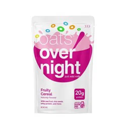 Oats Overnight Fruity Cereal Breakfast Shake Pouch - 2.4oz