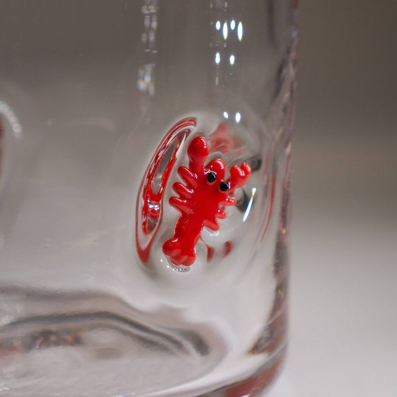 slide 3 of 5, Madison Home 16 fl oz Icon Glass Lobster, 16 fl oz