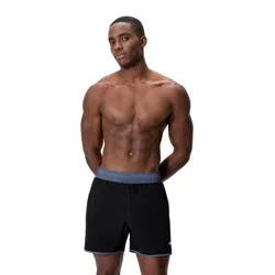 Speedo Men's 5.5" Comfort Liner Swim Trunks - Black M