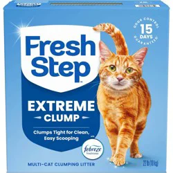 Fresh Step Extreme Febreze Scented Clumping Cat and Kitty Litter - 22lbs