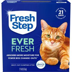 Fresh Step Ever Fresh Febreze Scented Clumping Kitty and Cat Litter - 21lbs