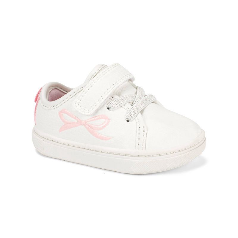 slide 1 of 8, Carter's Just One You® Toddler Girls' First Walker Sneakers - White 5, 1 ct