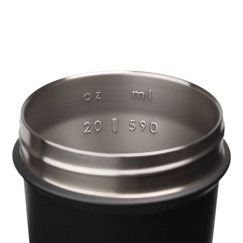 slide 3 of 4, BlenderBottle 25oz Strada Stainless Steel Shaker Cup - Black Gradient, 25 oz