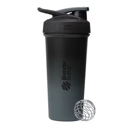 BlenderBottle 25oz Strada Stainless Steel Shaker Cup - Black Gradient