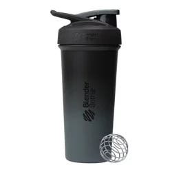 BlenderBottle 25oz Strada Stainless Steel Shaker Cup - Black Gradient