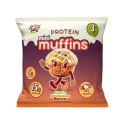 Prime Bites Apple Cinnamon Raisin Protein Mini Muffins - 15g Protein - 2.12oz