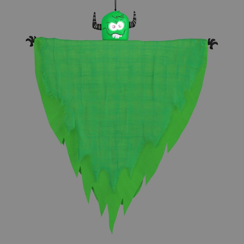 slide 1 of 3, 30" Lit Small Ghoul Green Monster Halloween Decorative Prop - Hyde and EEK! Boutique™, 30 in