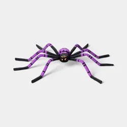 20" Medium Three Eyed Spider Halloween Decorative Prop Purple - Hyde and EEK! Boutique™