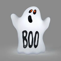 10" Boo Ghost Blow Mold Halloween Decorative Prop White - Hyde and EEK! Boutique™