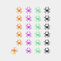 24ct Spider Rings Non-Candy Party Favor Trick or Treat - Hyde and EEK! Boutique™: Halloween