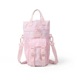 Blogilates Water Bottle Sling - Pink Gingham