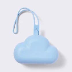Silicone Paci Pod - Cloud - Blue - Cloud Island™: BPA-Free, Lightweight Design, Pacifier Case