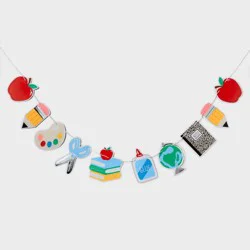 72" School Icon Classroom Paper Party Banner Decor - Spritz™