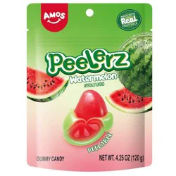 AMOS PeelerzTM Gummy Watermelon Candy - 4.25oz