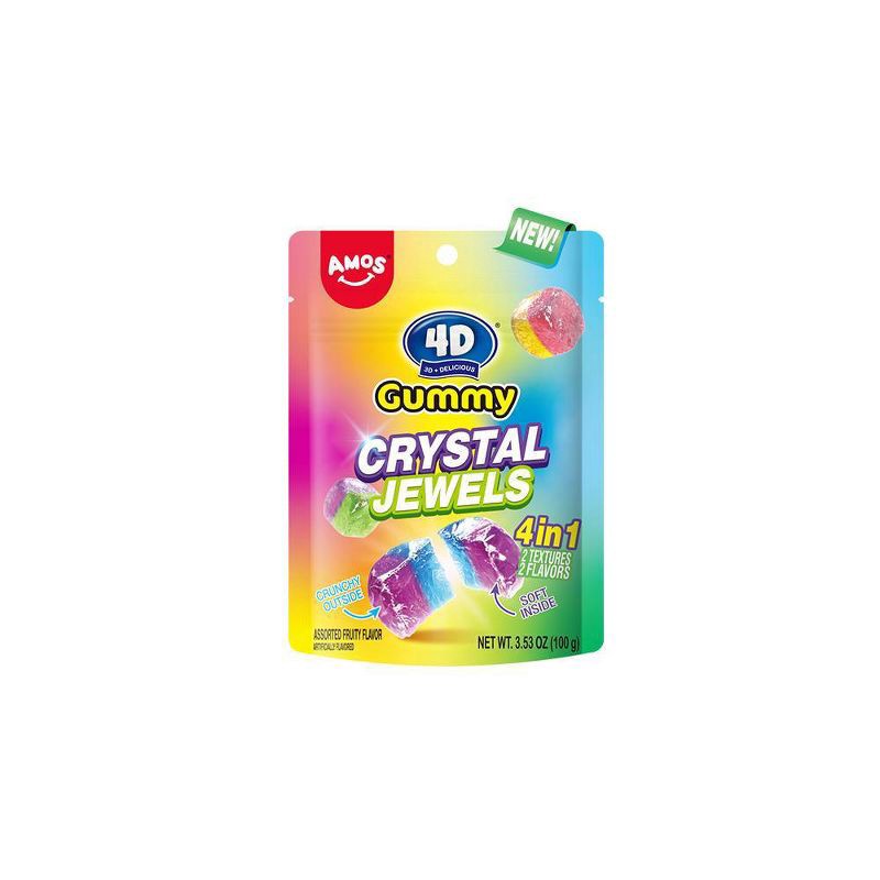 slide 3 of 4, AMOS 4D Crystal Candy Gems - 3.53oz, 3.53 oz