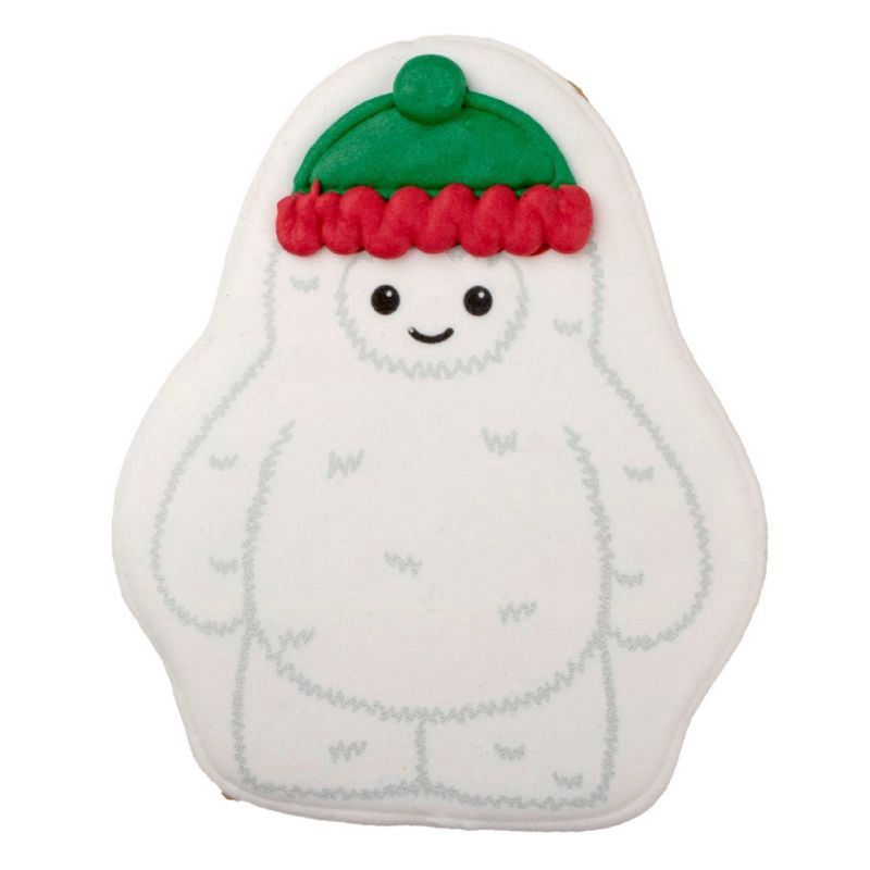 slide 3 of 4, Gigglescape decocookies Hand Decorated Yeti Cookie - 2.2oz, 2.2 oz