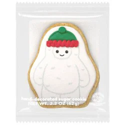 Gigglescape decocookies Hand Decorated Yeti Cookie - 2.2oz