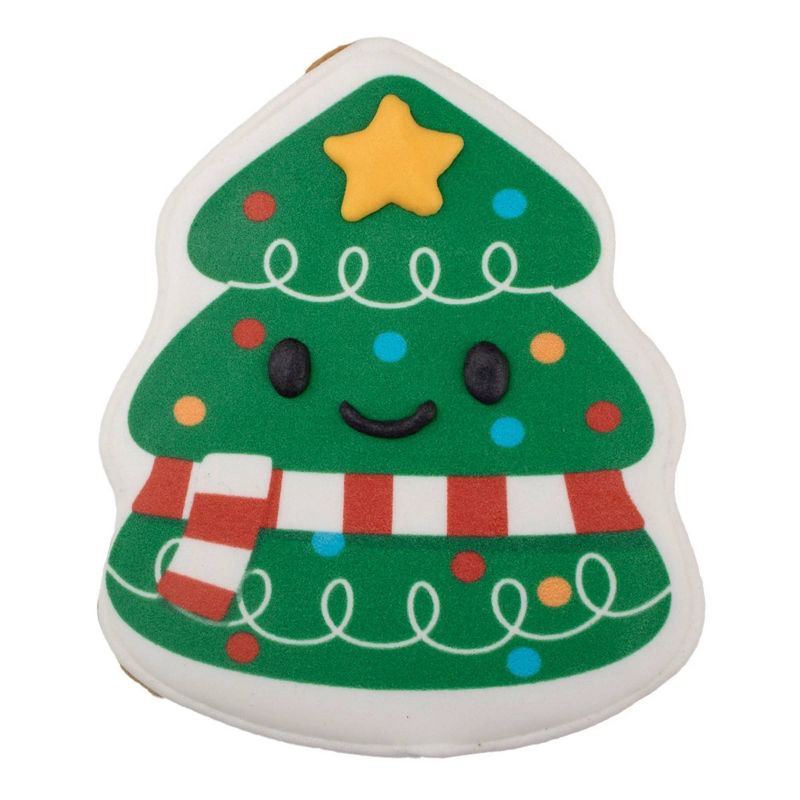 slide 3 of 4, Gigglescape decocookies Hand Decorated Tree Cookie - 2.2oz, 2.2 oz