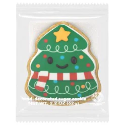 Gigglescape decocookies Hand Decorated Tree Cookie - 2.2oz