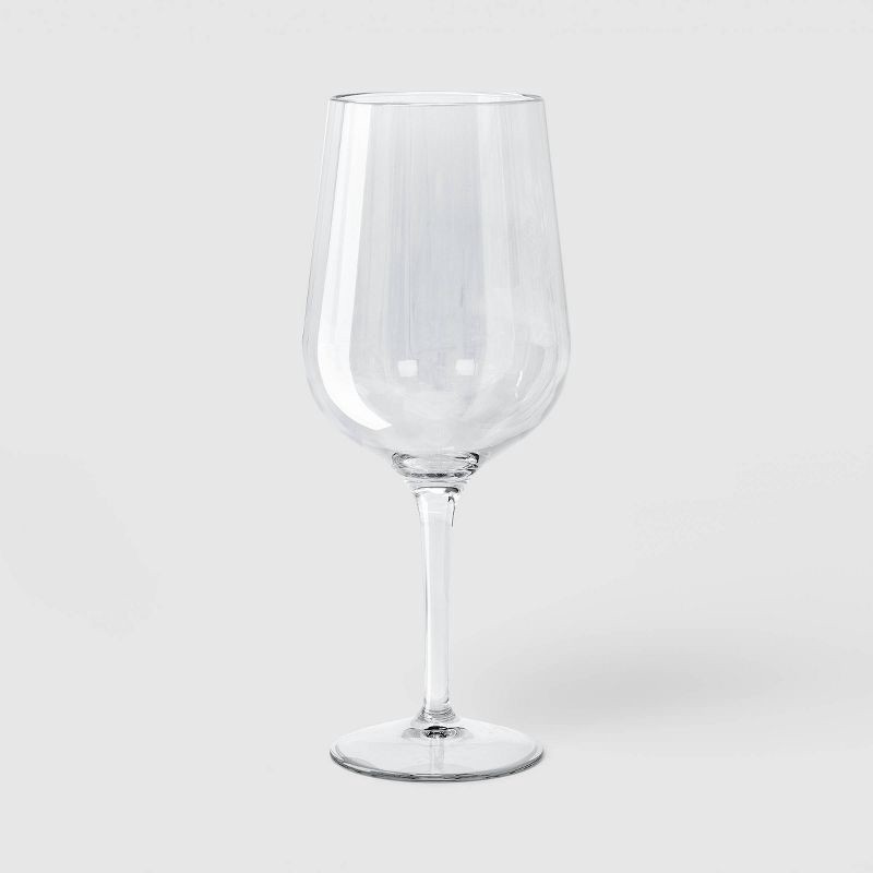 slide 1 of 3, 15.5 fl oz Stemmed Wine Tritan - Threshold™, 15.5 fl oz