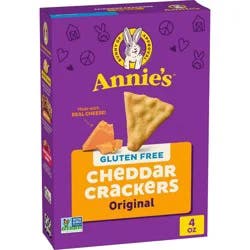Annie's Crackers Gluten Free Cheddar - 4oz