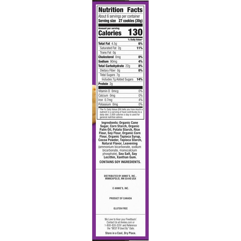 slide 2 of 6, Annie's Gluten Free Cocoa & Vanilla Bunny Grahams Cookies - 6.75oz, 6.75 oz