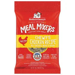 Stella & Chewy's Chicken Flavor Freeze-Dried Mixer Dry Dog Food - 1oz