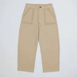 Owillo® Girls' Ladder Trim Pants - Khaki M
