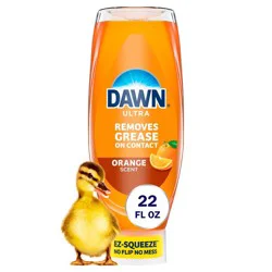 Dawn Orange Ultra EZ Squeeze Dish Soaps - 22 fl oz: Liquid, Removes Grease, Multi-Surface
