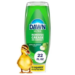 Dawn Apple Blossom Ultra EZ Squeeze Dish Soaps - 22 fl oz: Removes Grease, Liquid Cleaners, Multi-Surface Use