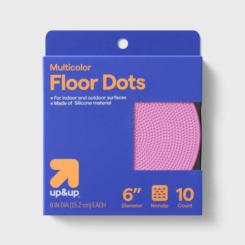 slide 1 of 4, 10pk Round Classroom Carpet Dots - up&up™, 10 ct