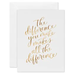 American Greetings 10ct Blank Graduation Card Pack, All The Difference, Includes Envelopes