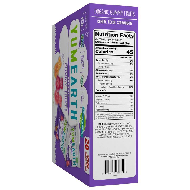slide 2 of 8, YumEarth Fruit Snacks Easter Original Gummy Box - 10oz/20ct, 20 ct; 10 oz