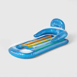 Sun Squad Relaxing Lounge SMS Water Floats and Inflatables - Blue