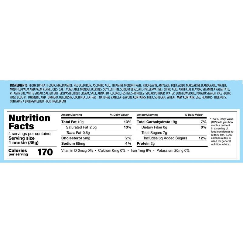 slide 2 of 4, Homecoming Cookie Co. Festive Shortbread Cookie - 4.93oz/4pk, 4.93 oz, 4 ct