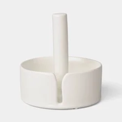 Aralia White Ceramic Paper Towel Holder Cream - Threshold™