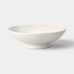 Aralia White Ceramic Fruit Bowl - Threshold™