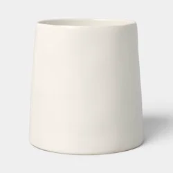Aralia White Ceramic Utensil Holder Cream - Threshold™