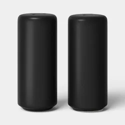 Stella Ceramic Salt and Pepper Shakers Black - Threshold™